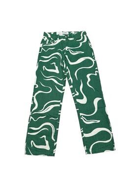 Cotton On Jeans RECYCLED Low Rise Straight Green Swift Designer Denim Womens 4